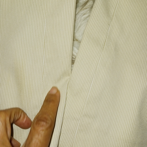Women's Focus 2000 Cream striped slacks sz 14 - Picture 11 of 11